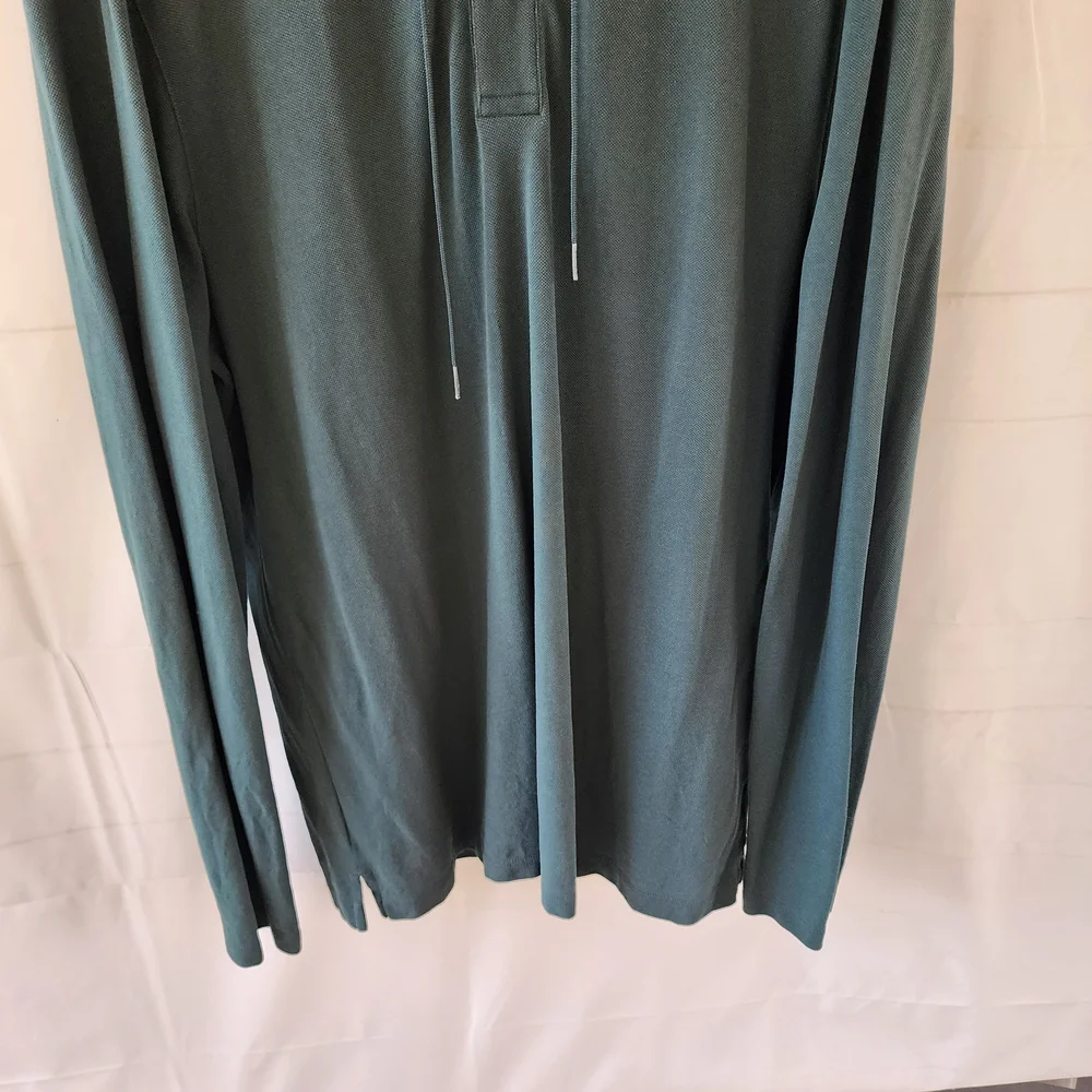 Vince Dark Green Hooded Sweater
